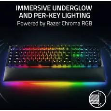 კლავიატურა Razer BlackWidow V4 Pro RGB 104key Green Switch USB EN, Black, 4 image