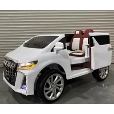 ბავშვის ელექტრო მანქანა TOYOTA ALPHARD LANGTON 601-W ტყავის სავარძლით, 5 image