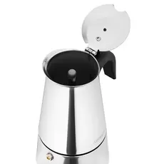 ყავის მადუღარა Ardesto Coffee Maker Gemini Apulia, 0.2l, 4 cups, stainless steel, 4 image