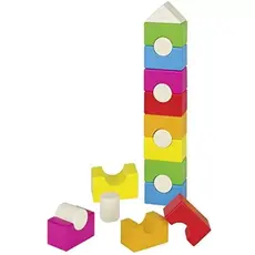 ხის კოშკი goki Stacking tower, rainbow house 58587, 3 image