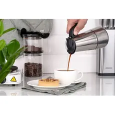 ყავის მადუღარა Ardesto Coffee Maker Gemini Apulia, 0.2l, 4 cups, stainless steel, 5 image
