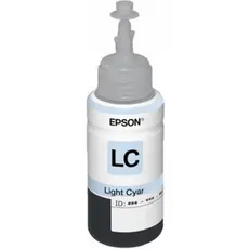 კარტრიჯი Epson L800 Light Cyan ink bottle 70ml (10 x 15 - 1800 Photo Pages) C13T67354A, 3 image
