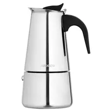 ყავის მადუღარა Ardesto Coffee Maker Gemini Apulia, 0.2l, 4 cups, stainless steel, 2 image