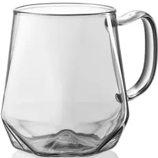ყავის ჭიქა Ardesto Set of cups Graphite,  borosilicate glass, 300 ml, 2 pcs, 2 image