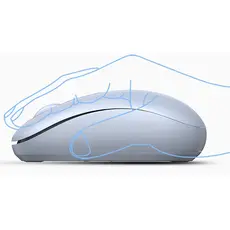 მაუსი UGREEN MU105 (90671), Wireless, USB, Mouse, Dusty Blue, 3 image