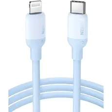 USB კაბელი UGREEN US387 (20313), MFi, USB-C To Lightning, 1m, Navy blue, 2 image