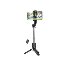 მობილურის სამაგრი Hoco K17 Mini Live wireless selfie stick with Tripod - Black, 2 image