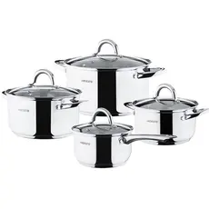 ქვაბების ნაკრები Ardesto Gemini Gourmet, 8 pcs, stainless steel