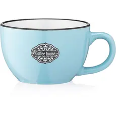 კერამიკის ჭიქა Ardesto Mug  Floerino, 480 ml , light blue, ceramics, 2 image