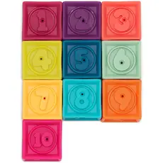 განსავითარებელი ასაწყობი კუბები Btoys ONE TWO SQUEEZE, SOFT BLOCKS, 3 image