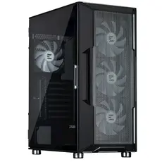 ქეისი Zalman I3NEOARGBBLACK, Computer Case, MidT, ATX, micro-ATX, mini-ATX, USB 2.0, USB 3.0x2, Black, 3 image