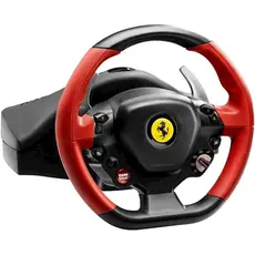 კომპიუტერული საჭე და პედლები Thrustmaster Ferrari 458, Xbox One, Black/Red, 3 image