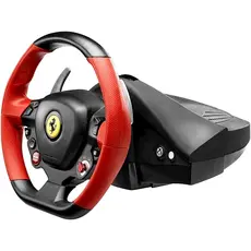 კომპიუტერული საჭე და პედლები Thrustmaster Ferrari 458, Xbox One, Black/Red, 4 image