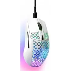 მაუსი SteelSeries Mouse Aerox 3, RGB, USB-A, Snow, 3 image