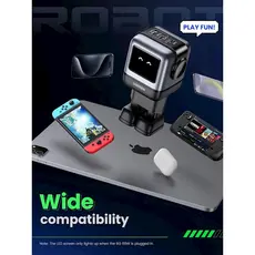 მობილურის დამტენი UGREEN 25685B Nexode RG, 65W, USB, USB Type-C, Black/Grey, 4 image