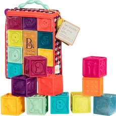 განსავითარებელი ასაწყობი კუბები Btoys ONE TWO SQUEEZE, SOFT BLOCKS, 2 image