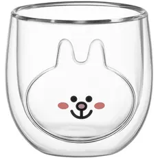 ყავის ჭიქა Ardesto Double wall borosilicate glass mug set Animals, 300 ml, 2 pcs, 2 image