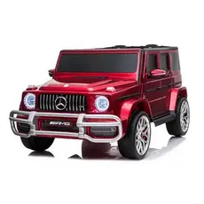 ბავშვის ელექტრო მანქანა MERCEDES AMG S307-PURPLE ტყავის სავარძლით, 3 image