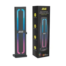 ვიდეო ბარათის დამჭერი 2E GAMING VGA support Heracles ARGB SPRT-VGA 5V 0.3A 1.5W 3pin ARGB Aluminum, black, 4 image