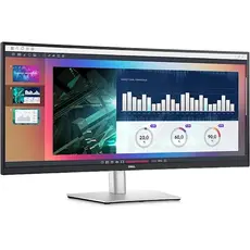 მონიტორი Dell 210-BFOB P3424WEB 34, 34", Curved Monitor, WQHD, IPS, HDMI, USB, USB-C, DP, Silver, 4 image
