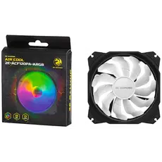 ქულერი 2E Gaming Case fan 2E Gaming Air Cool ACF120PA-ARGB, 120mm, 800-1700rpm, 4pin PWM, + 5V 3pin RGB, 19.4-33.8dBa, 6 image
