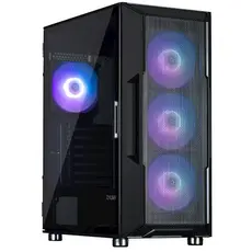 ქეისი Zalman I3NEOARGBBLACK, Computer Case, MidT, ATX, micro-ATX, mini-ATX, USB 2.0, USB 3.0x2, Black, 2 image