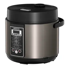 მულტისახარში ARDESTO Multicooker, 860W, bowl-5L, electronic control, recipes book, inox+ plastic, bronz, 4 image