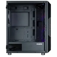 ქეისი Zalman I3NEOARGBBLACK, Computer Case, MidT, ATX, micro-ATX, mini-ATX, USB 2.0, USB 3.0x2, Black, 5 image