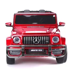 ბავშვის ელექტრო მანქანა MERCEDES AMG S307-PURPLE ტყავის სავარძლით, 2 image