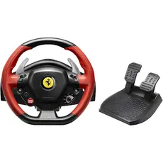 კომპიუტერული საჭე და პედლები Thrustmaster Ferrari 458, Xbox One, Black/Red, 5 image
