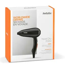 თმის საშრობი Babyliss 5344E, 2000W, Hair Dryer, Black, 6 image