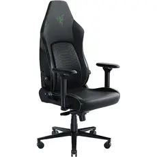 სათამაშო სავარძელი Razer chair Iskur V2 EPU Leather, 4D-Armrests, black-green, 3 image