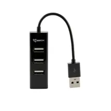 ადაპტერი SBOX H-204 BLACK / USB-2.0 4 PORT, 3 image
