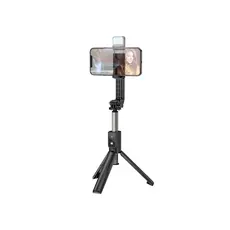 მობილურის სამაგრი Hoco K15 Treasure aluminum alloy fill light gimbal version live broadcast support black, 2 image