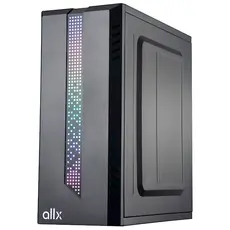 ქეისი ALLX AX-B1740, Computer Case, Micro-ATX, ATX, USBx2, AUDIO, Black, 3 image