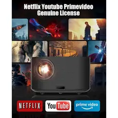 პროექტორი Byintek X30, Smart LCD Projector, FHD 1920x1080, 650lm, Black, 3 image