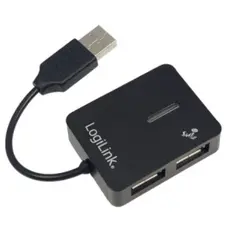 USB ჰაბი Logilink UA0139 USB 2.0  Hub 4-Port black