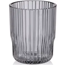 წვენის ჭიქების ნაკრები Ardesto low glasses set, Graphite 300 ml, 2 pcs, glass, 2 image