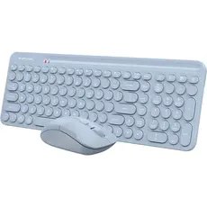 კლავიატურა და მაუსი A4Tech Fstyler FG3300 Air2 QuietKey 2-Zone Combo Desktop Blue, 3 image