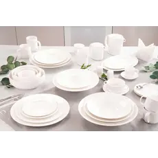 ფაიფურის თეფში Ardesto Dinner plate Prato, 25сm, porcelain, white, 7 image
