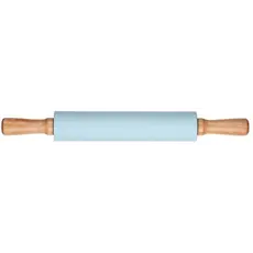 ცომის გასაბრტყელებელი Ardesto Rolling Pin Tasty baking , blue, 43,5 cm, silicone, wood., 3 image