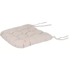 სკამის ბალიში Ardesto Sitpad Oliver, 40x40cm, 100% cotton, filling: 50% holofiber, 50% pp, beige, 3 image