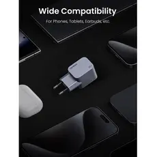 მობილურის დამტენი UGREEN X703 (35006) Nexode Pro, 30W, Type-C, Grey, 4 image