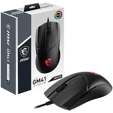 მაუსი MSI S12-0400D40-C54 GM41 LIGHTWEIGHT V2, Wired, USB, Gaming Mouse, Black, 5 image