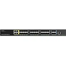 სვიჩი Grandstream GWN7831, Layer 3 Managed Network Switch, 24x SFP, 4x SFP+, 4x GbE combo, optional redundant PSU, 5 image