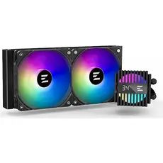 ქულერი Zalman LCS Alpha 2 A24 ARGB, LGA1700, 1200, 115x, AM5, AM4, TDP 320W, black