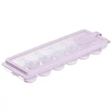 ყინულის ფორმა Ardesto Ice tray with lid Fresh Cylinder, 27х9.5х3.8cm, silicone, plastic, lilac