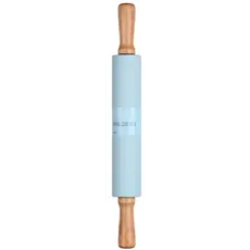 ცომის გასაბრტყელებელი Ardesto Rolling Pin Tasty baking , blue, 43,5 cm, silicone, wood., 2 image