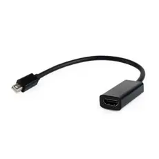 ადაპტერი Gembird A-mDPM-HDMIF-02 Mini DisplayPort to HDMI adapter cable Black, 2 image