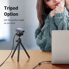 ვებკამერა UGREEN CM778 (35626), 2K, Built-in Microphone, Webcam, Black, 4 image